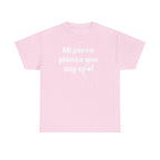 Funny Dog Lover Tee, Casual T-Shirt for Pet Owners, Gift for Dog Lovers, Dog Mom Gift, Unisex Heavy Cotton Tee
