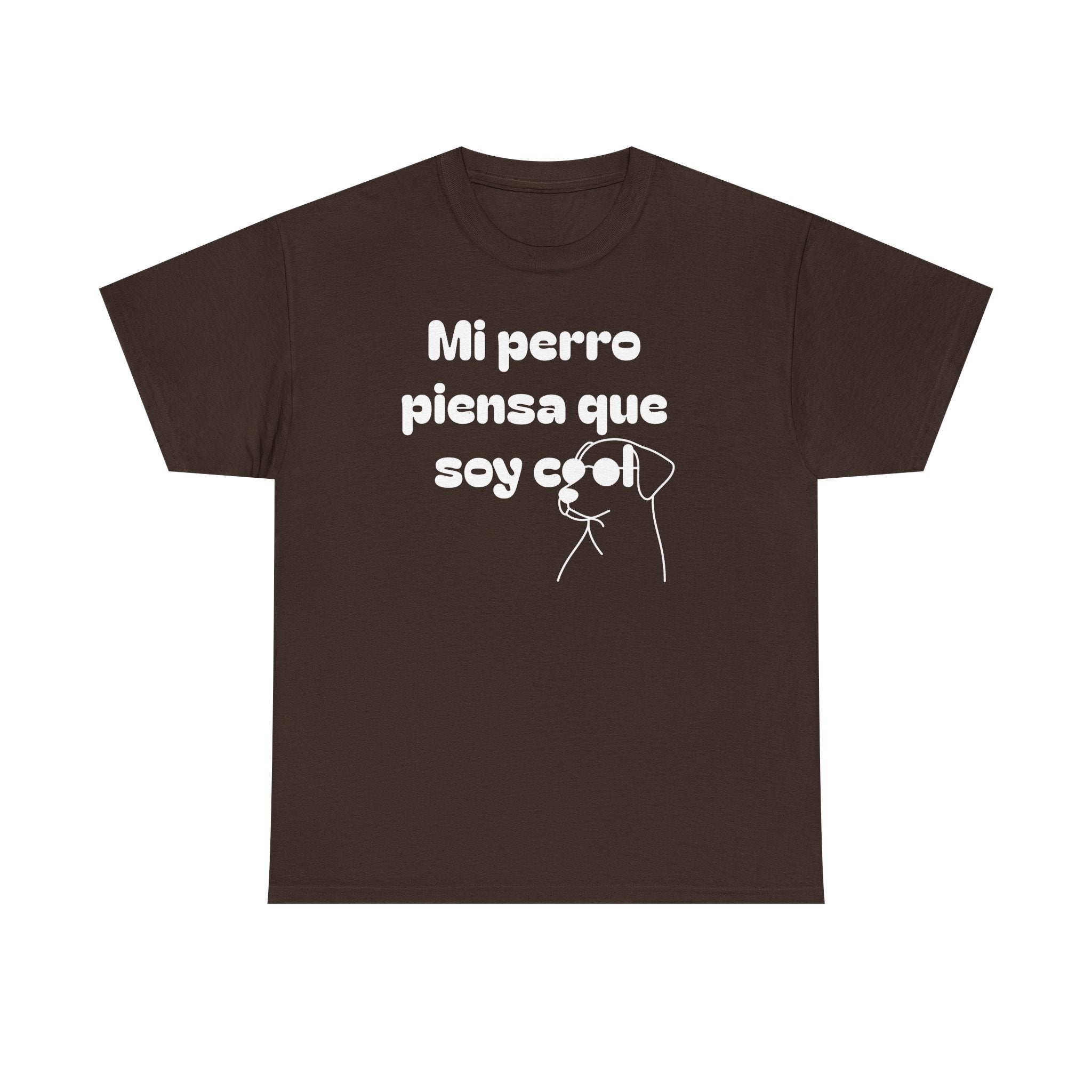 Funny Dog Lover Tee, Casual T-Shirt for Pet Owners, Gift for Dog Lovers, Dog Mom Gift, Unisex Heavy Cotton Tee