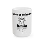 Dog Lover's Ceramic Mug - Perfect Gift for Pet Owners, Cute Coffee Cup, Funny Doggy Design, Birthday & Pet Adoption Celebration