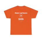 Unisex Pet Lover Tee - "Amor a primera lamida" - Perfect for Dog Lovers, Animal Enthusiasts, Gifts, Casual Wear, Cute Fashion