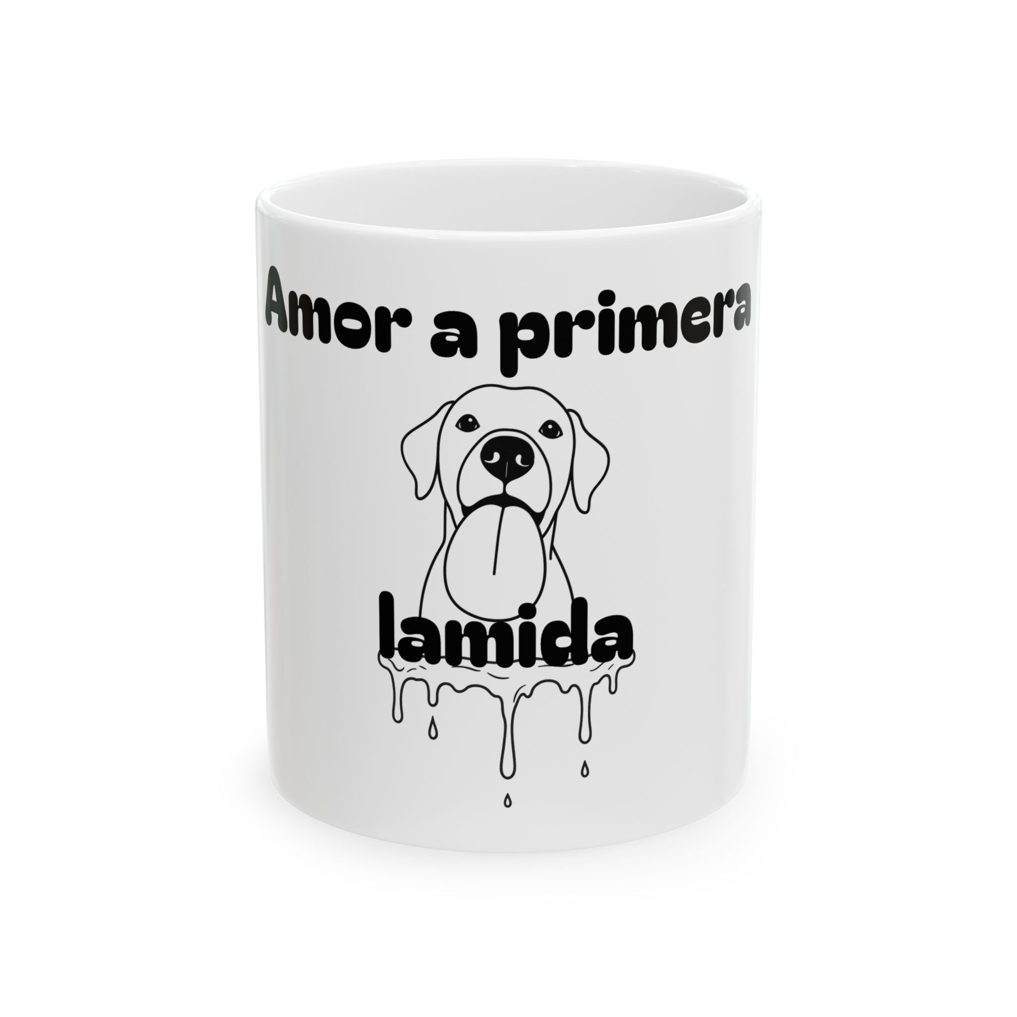 Dog Lover's Ceramic Mug - Perfect Gift for Pet Owners, Cute Coffee Cup, Funny Doggy Design, Birthday & Pet Adoption Celebration