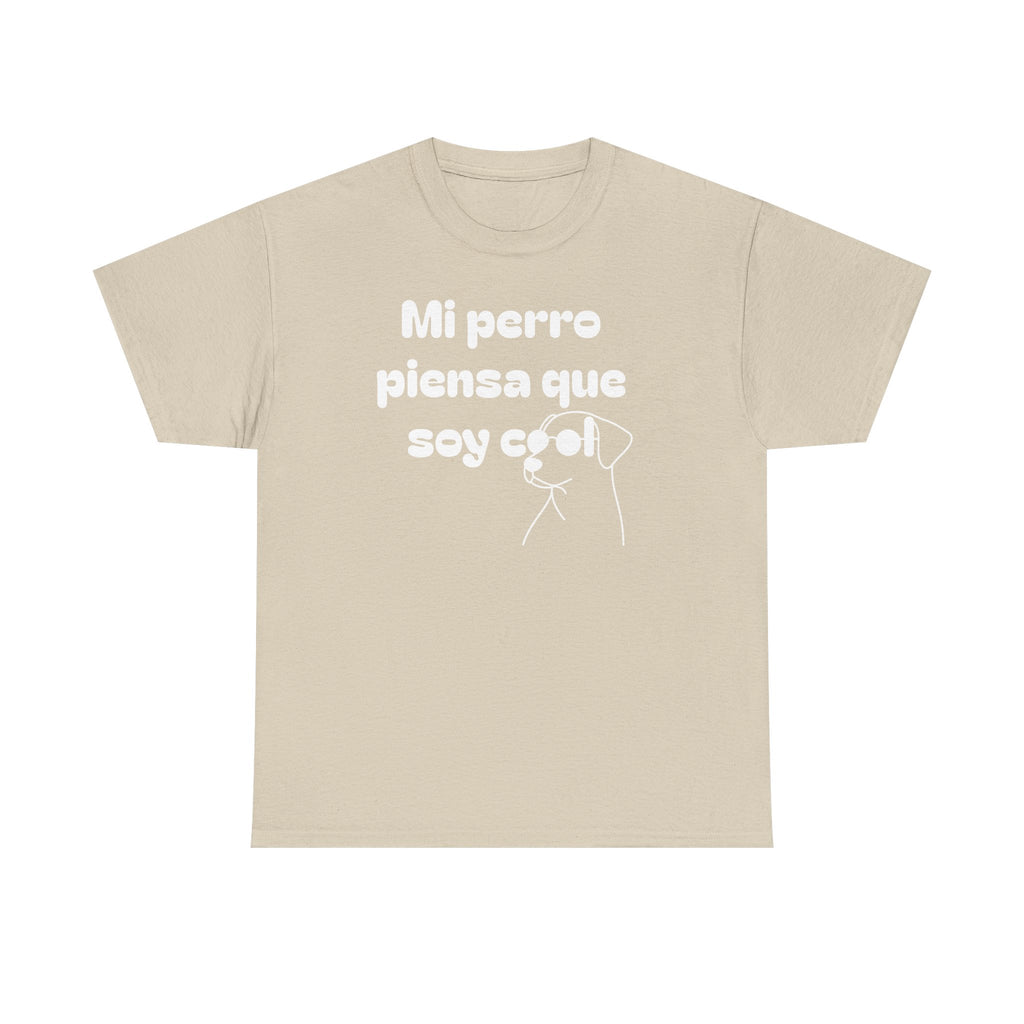 Funny Dog Lover Tee, Casual T-Shirt for Pet Owners, Gift for Dog Lovers, Dog Mom Gift, Unisex Heavy Cotton Tee
