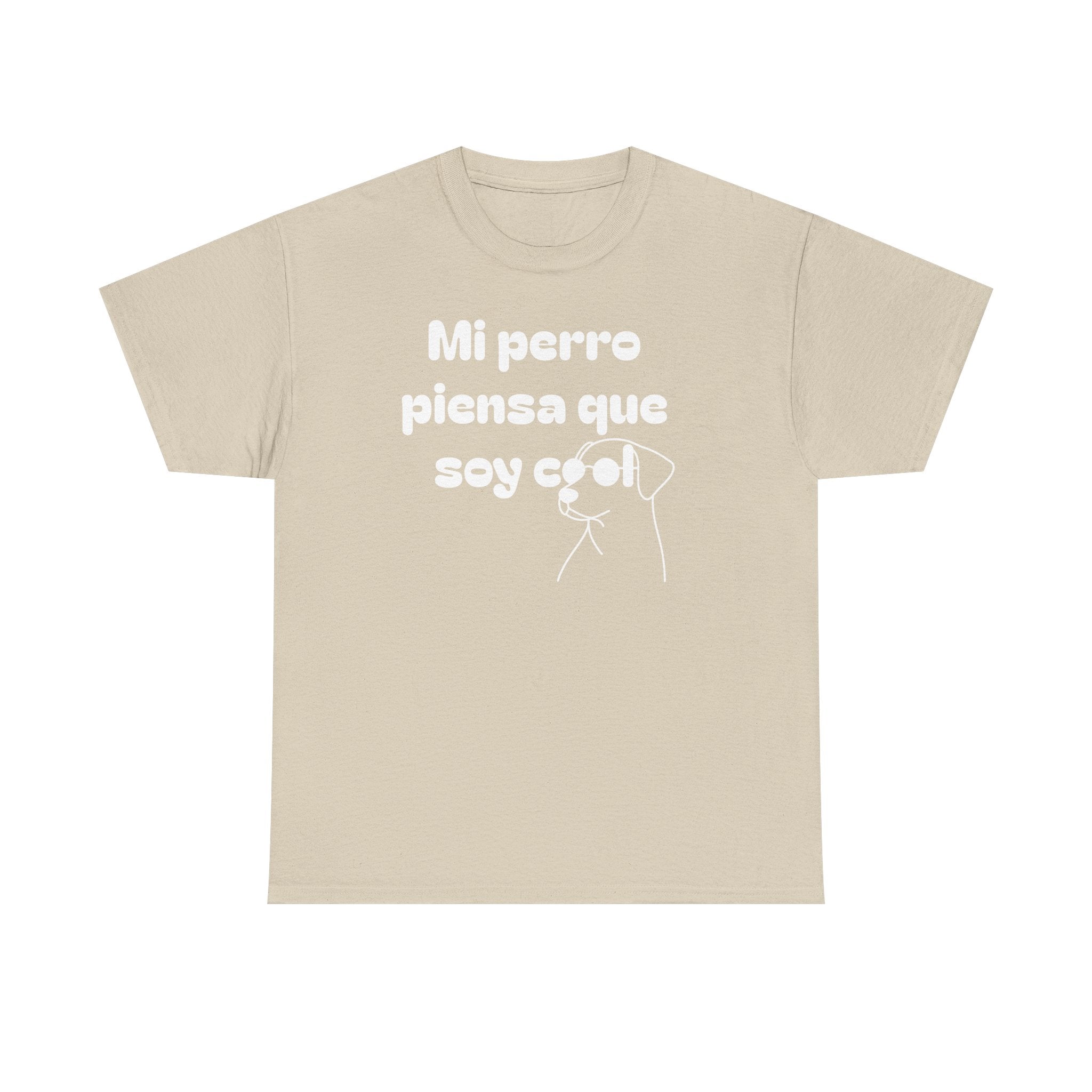 Funny Dog Lover Tee, Casual T-Shirt for Pet Owners, Gift for Dog Lovers, Dog Mom Gift, Unisex Heavy Cotton Tee