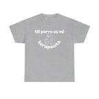 Unisex Heavy Cotton Tee with Fun Dog Therapy Quote, Pet Lover Gift, Casual T-Shirt for Dog Owners, Ideal for Everyday Wear