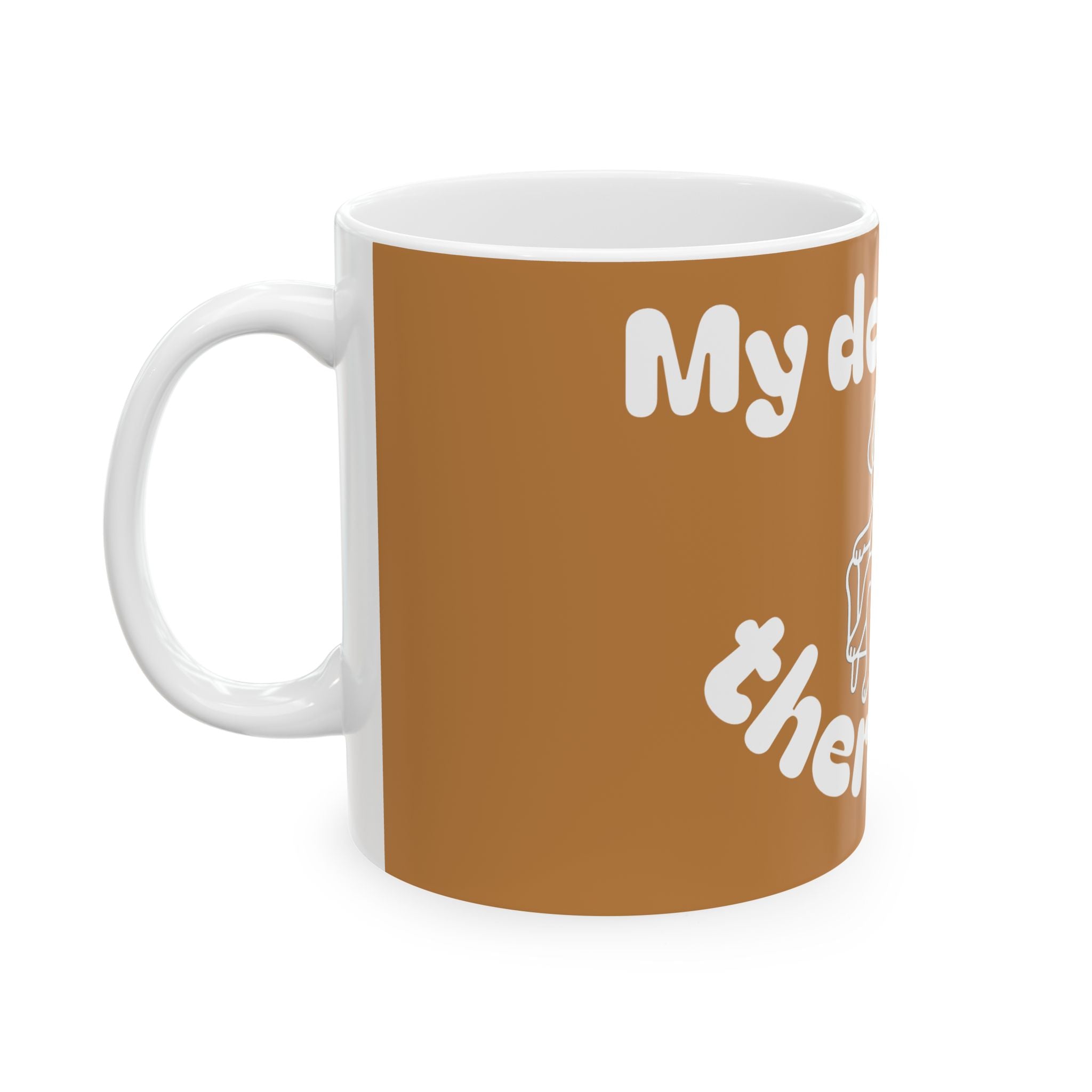 Funny Therapist Dog Ceramic Mug - Gift for Dog Lovers, Coffee Mugs, Pet Owners, Humor Gifts, Unique Home Decor