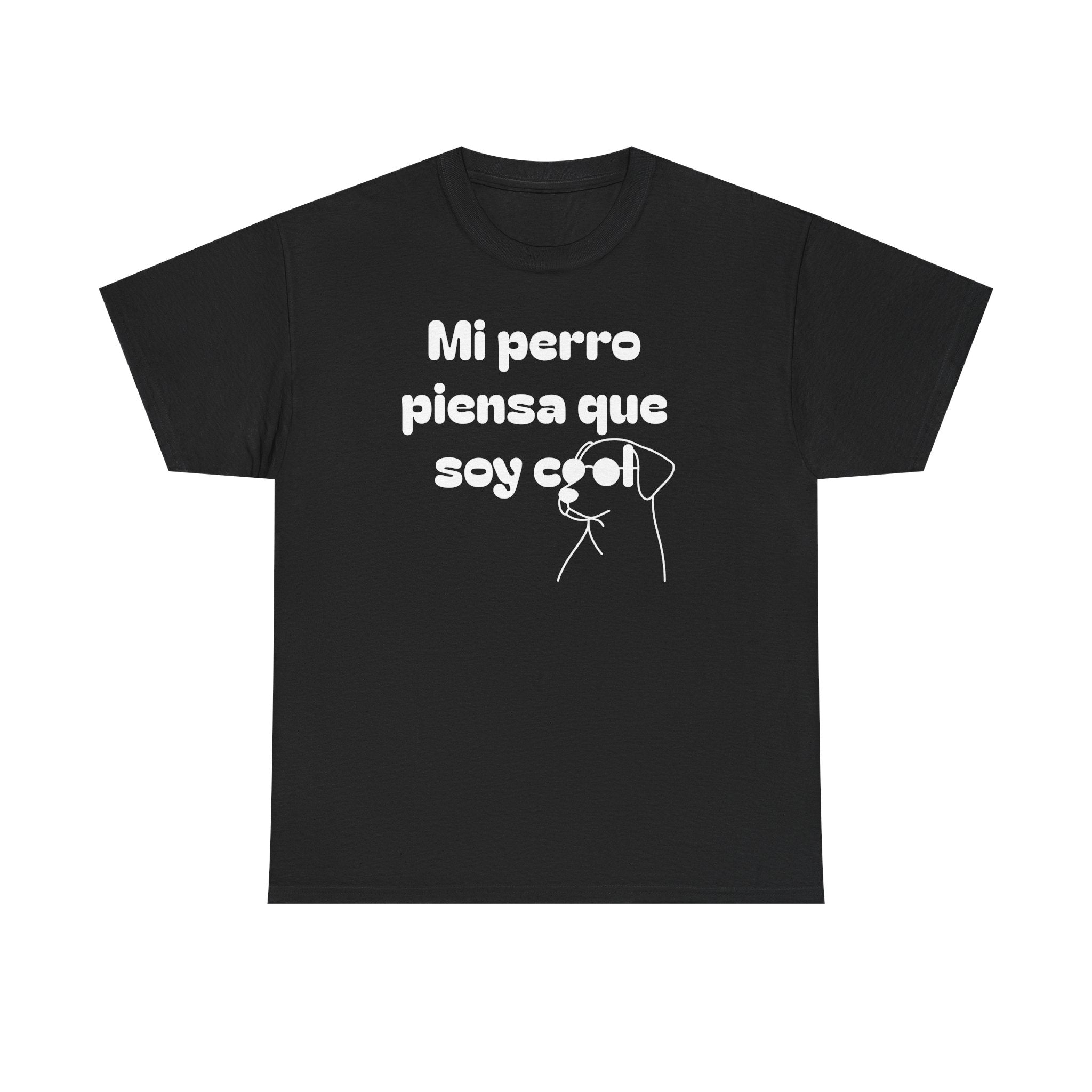 Funny Dog Lover Tee, Casual T-Shirt for Pet Owners, Gift for Dog Lovers, Dog Mom Gift, Unisex Heavy Cotton Tee
