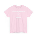 Unisex Pet Lover Tee - "Amor a primera lamida" - Perfect for Dog Lovers, Animal Enthusiasts, Gifts, Casual Wear, Cute Fashion