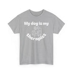Funny Dog Lover Tee, Casual T-Shirt for Pet Owners, Gift for Dog Lovers, Dog Mom Gift, Unisex Heavy Cotton Tee