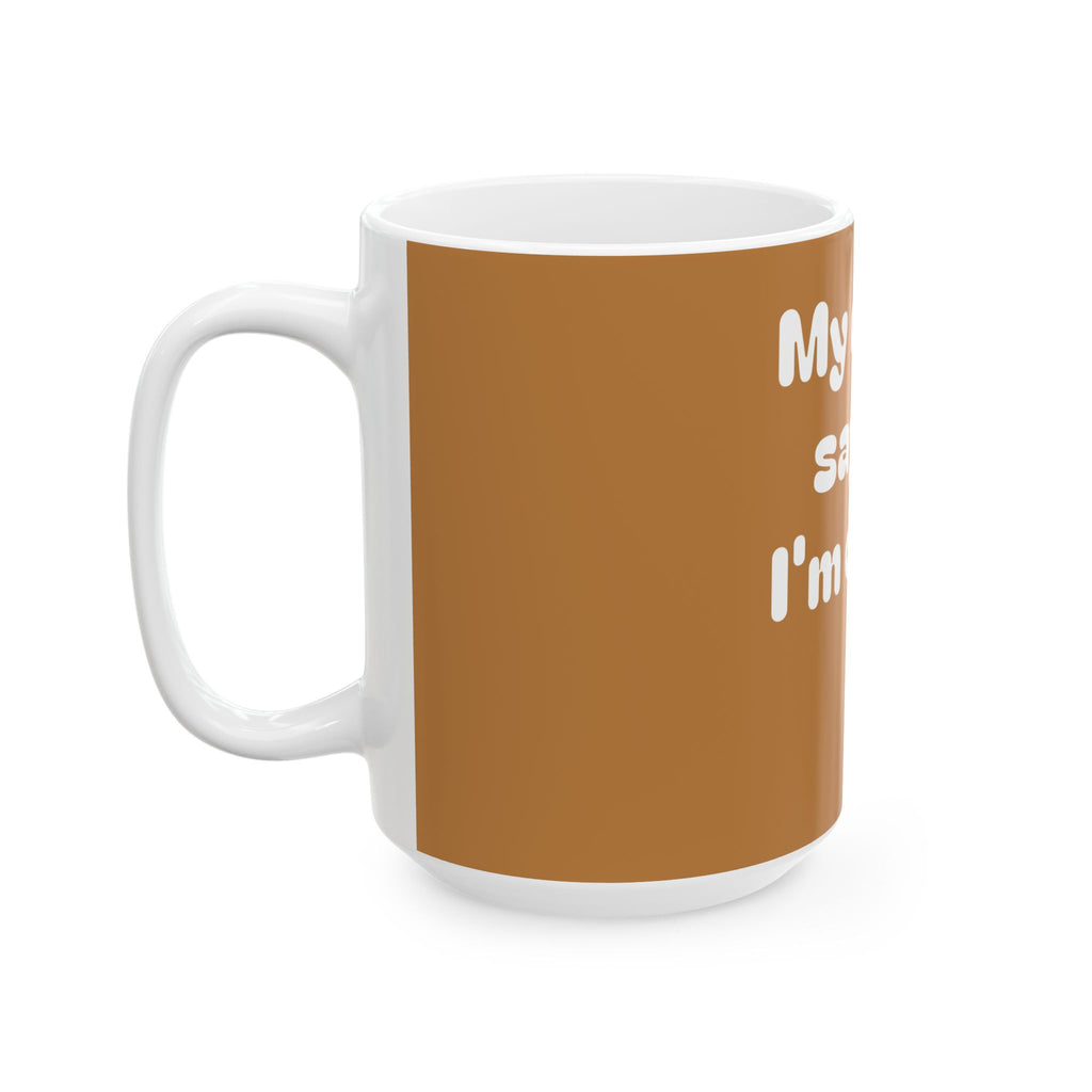 Cool Dog Mom Ceramic Mug - Funny Pet Lover Gift, Dog Owner Coffee Cup, Dog-Themed Mug, Unique Animal Lover Present, Cute Pet Gift