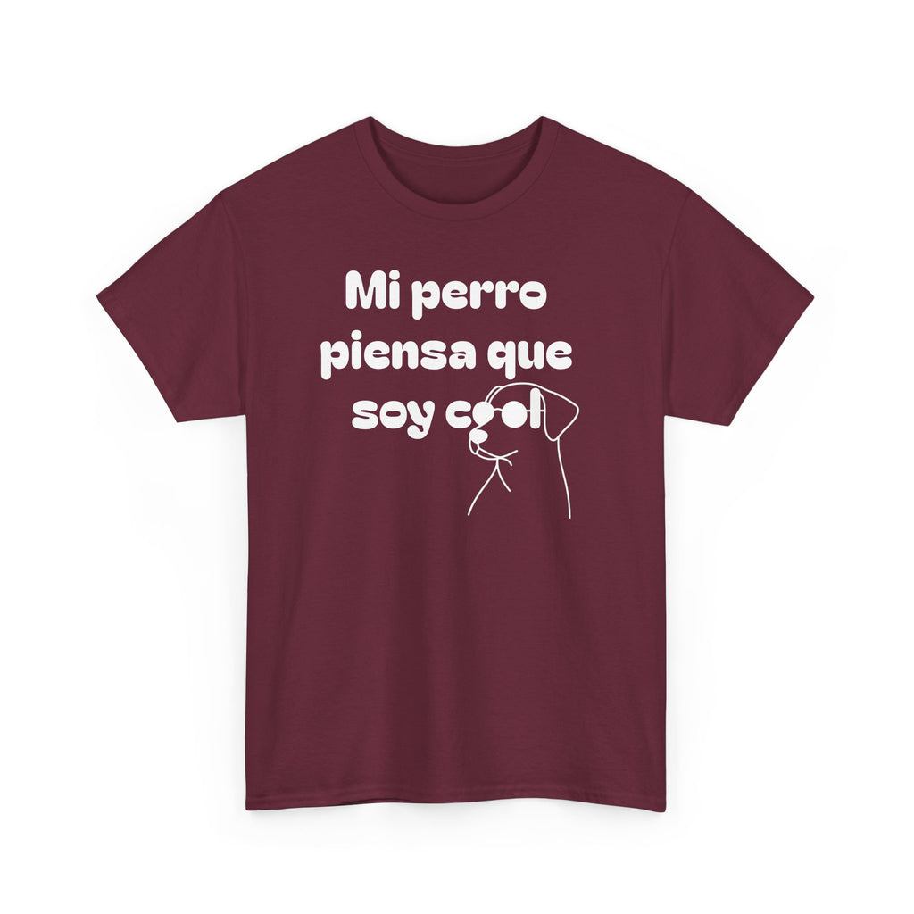 Funny Dog Lover Tee, Casual T-Shirt for Pet Owners, Gift for Dog Lovers, Dog Mom Gift, Unisex Heavy Cotton Tee