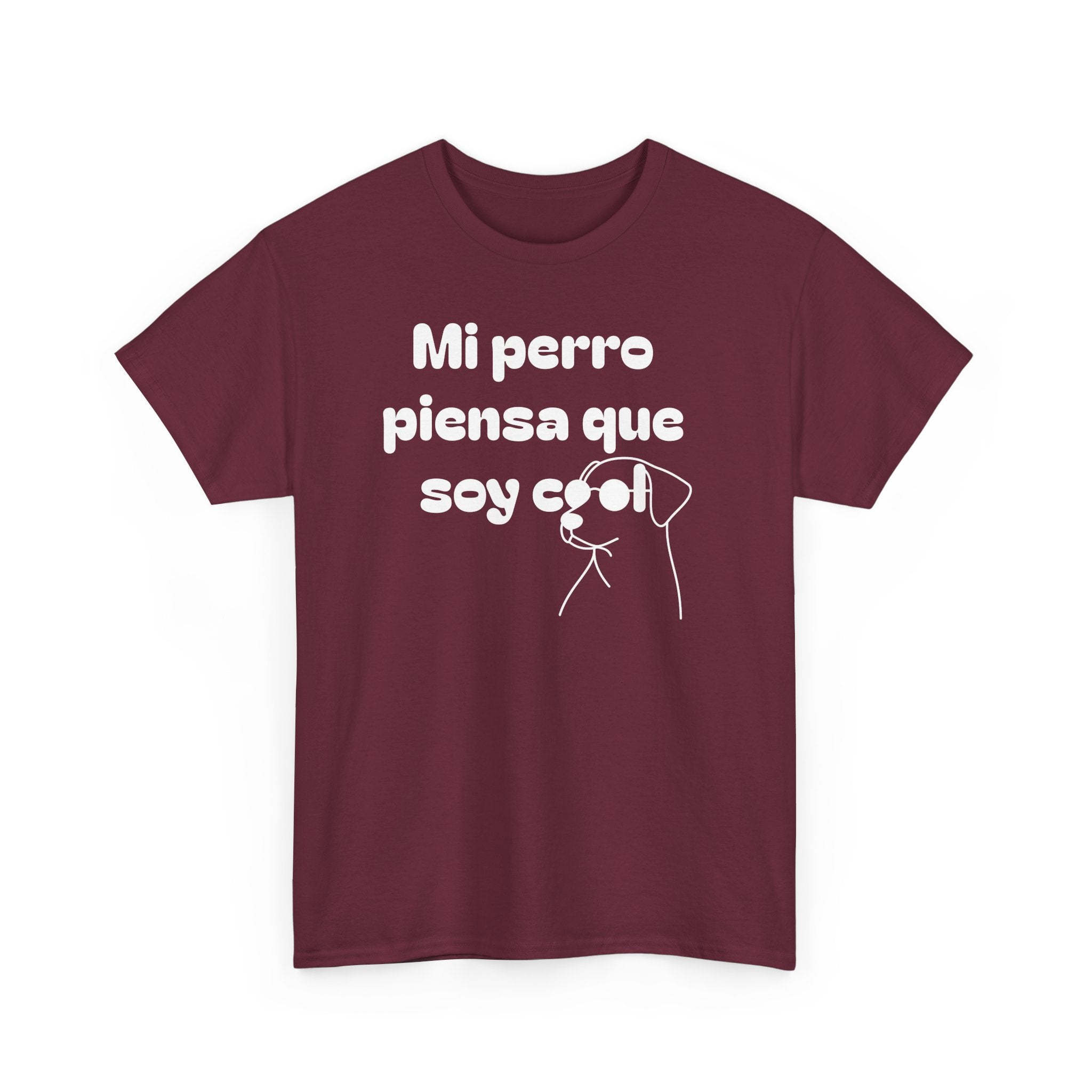 Funny Dog Lover Tee, Casual T-Shirt for Pet Owners, Gift for Dog Lovers, Dog Mom Gift, Unisex Heavy Cotton Tee