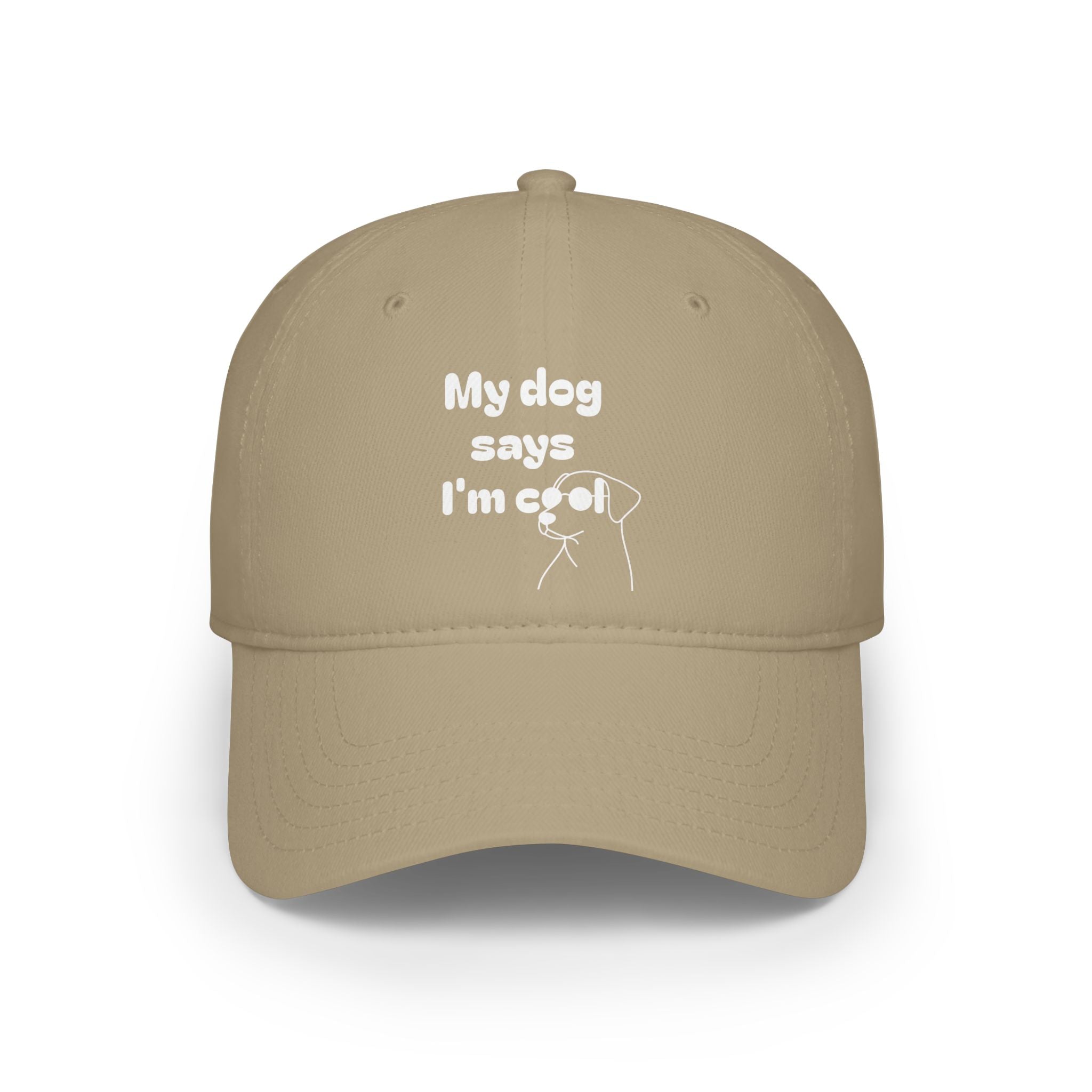 Funny Dog Lover Cap, Low Profile Baseball Cap, Pet Parent Gift, Casual Wear, Birthday Gift, Dog Owner Gift