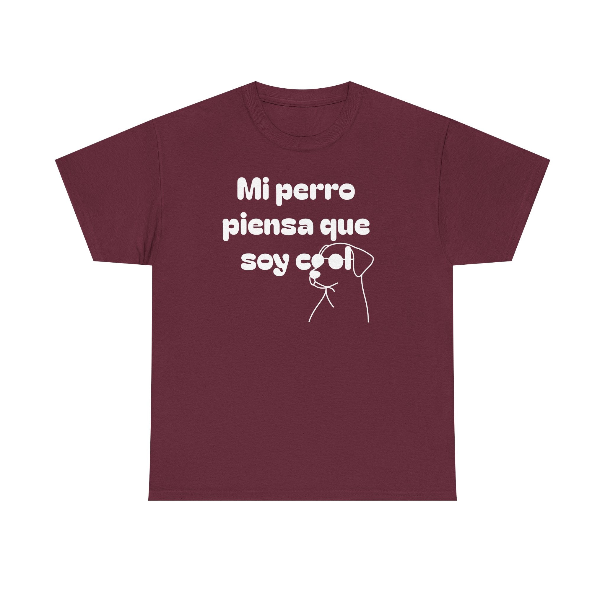 Funny Dog Lover Tee, Casual T-Shirt for Pet Owners, Gift for Dog Lovers, Dog Mom Gift, Unisex Heavy Cotton Tee