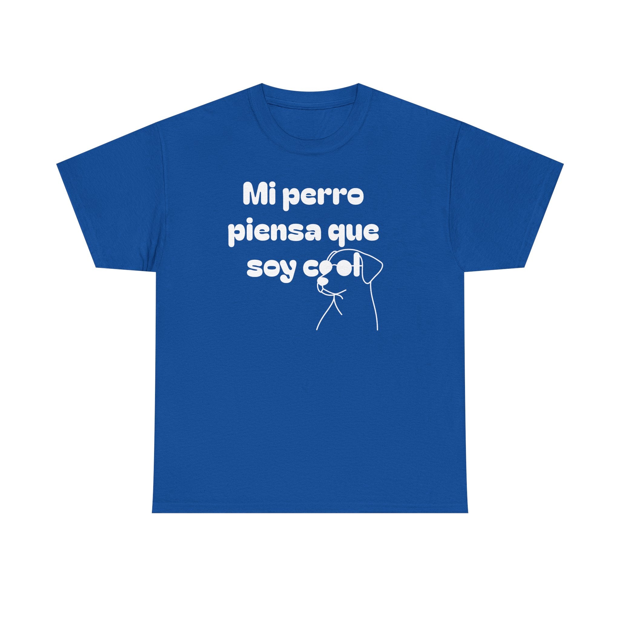 Funny Dog Lover Tee, Casual T-Shirt for Pet Owners, Gift for Dog Lovers, Dog Mom Gift, Unisex Heavy Cotton Tee