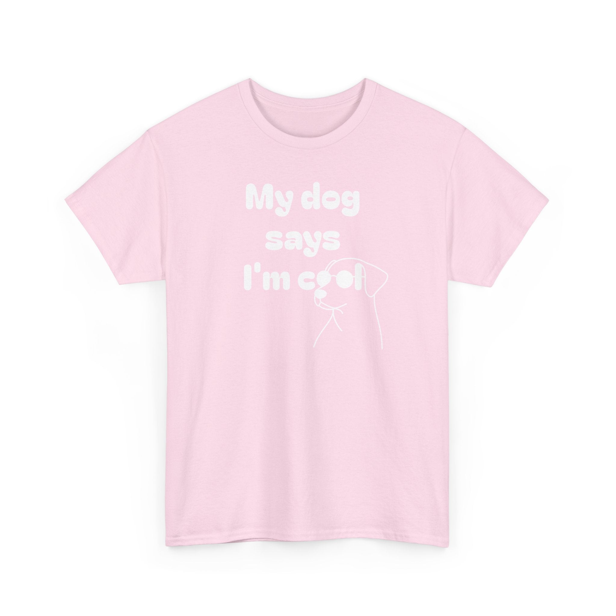 Funny Dog Lover Tee, Casual T-Shirt for Pet Owners, Gift for Dog Lovers, Dog Mom Gift, Unisex Heavy Cotton Tee