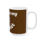 Funny Therapist Dog Ceramic Mug - Gift for Dog Lovers, Coffee Mugs, Pet Owners, Humor Gifts, Unique Home Decor