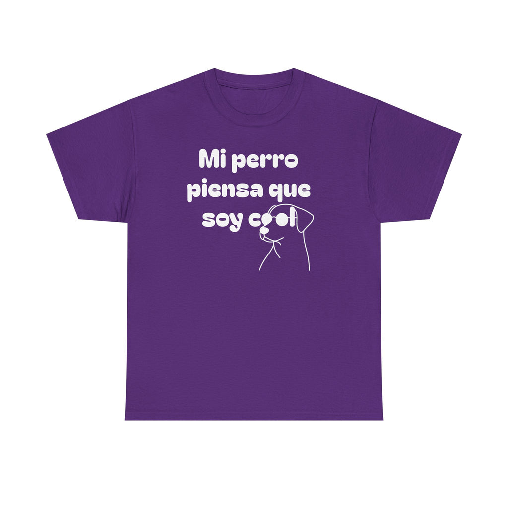 Funny Dog Lover Tee, Casual T-Shirt for Pet Owners, Gift for Dog Lovers, Dog Mom Gift, Unisex Heavy Cotton Tee