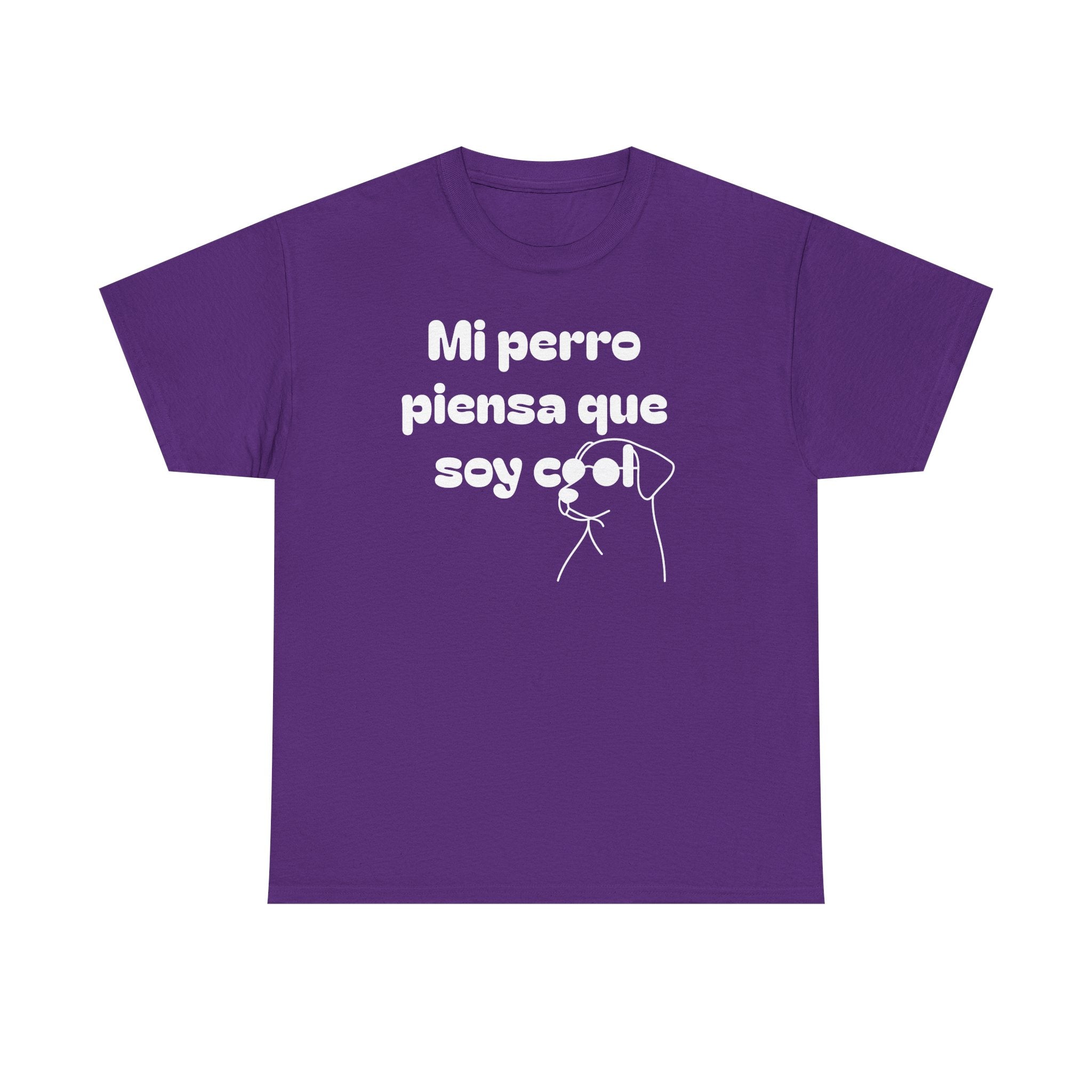 Funny Dog Lover Tee, Casual T-Shirt for Pet Owners, Gift for Dog Lovers, Dog Mom Gift, Unisex Heavy Cotton Tee