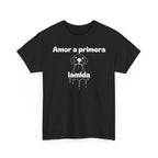 Unisex Pet Lover Tee - "Amor a primera lamida" - Perfect for Dog Lovers, Animal Enthusiasts, Gifts, Casual Wear, Cute Fashion