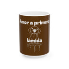 Dog Lover's Ceramic Mug - Perfect Gift for Pet Owners, Cute Coffee Cup, Funny Doggy Design, Birthday & Pet Adoption Celebration