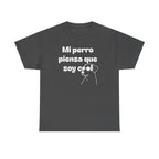 Funny Dog Lover Tee, Casual T-Shirt for Pet Owners, Gift for Dog Lovers, Dog Mom Gift, Unisex Heavy Cotton Tee