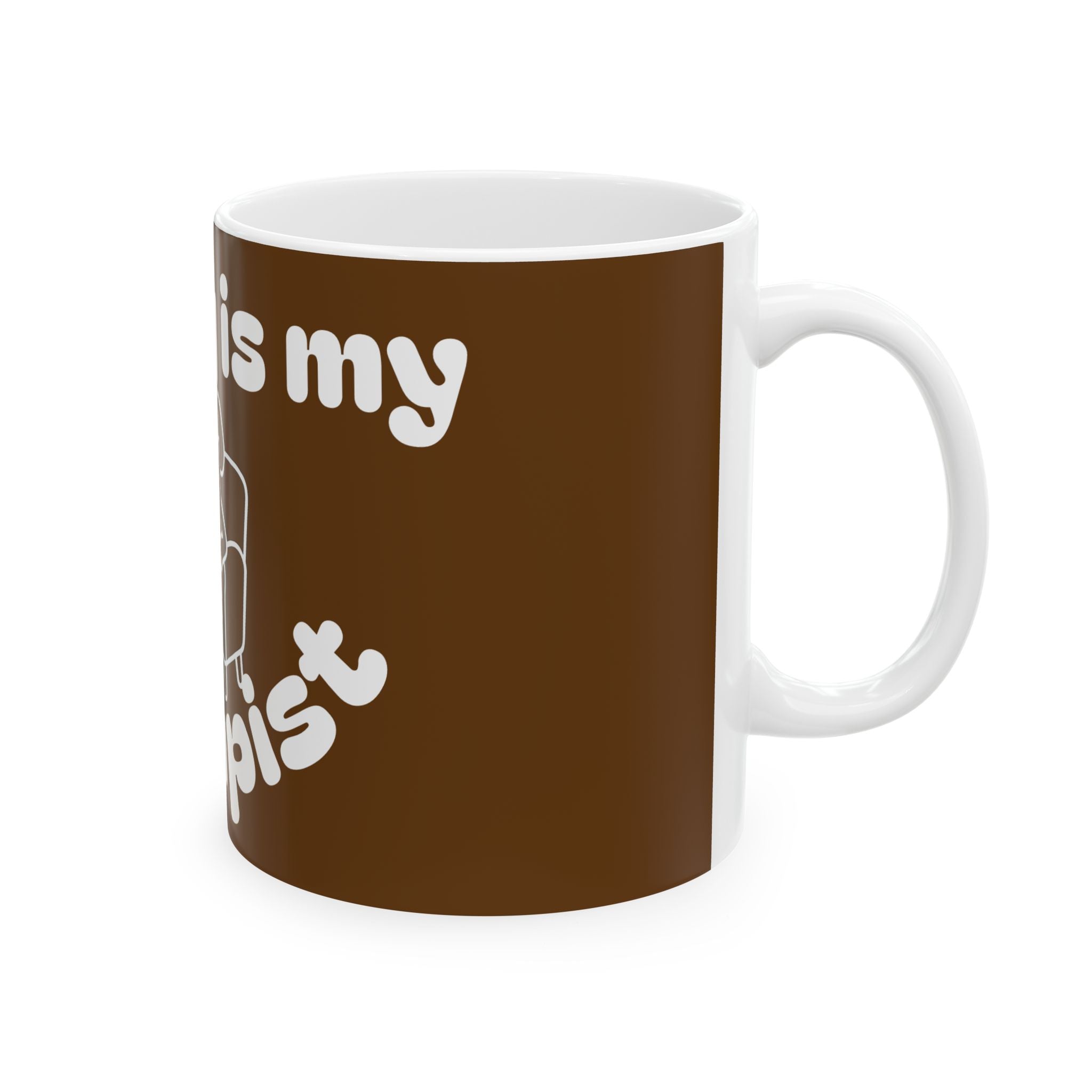 Funny Therapist Dog Ceramic Mug - Gift for Dog Lovers, Coffee Mugs, Pet Owners, Humor Gifts, Unique Home Decor