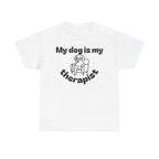 Funny Dog Lover Tee, Casual T-Shirt for Pet Owners, Gift for Dog Lovers, Dog Mom Gift, Unisex Heavy Cotton Tee