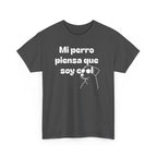 Funny Dog Lover Tee, Casual T-Shirt for Pet Owners, Gift for Dog Lovers, Dog Mom Gift, Unisex Heavy Cotton Tee