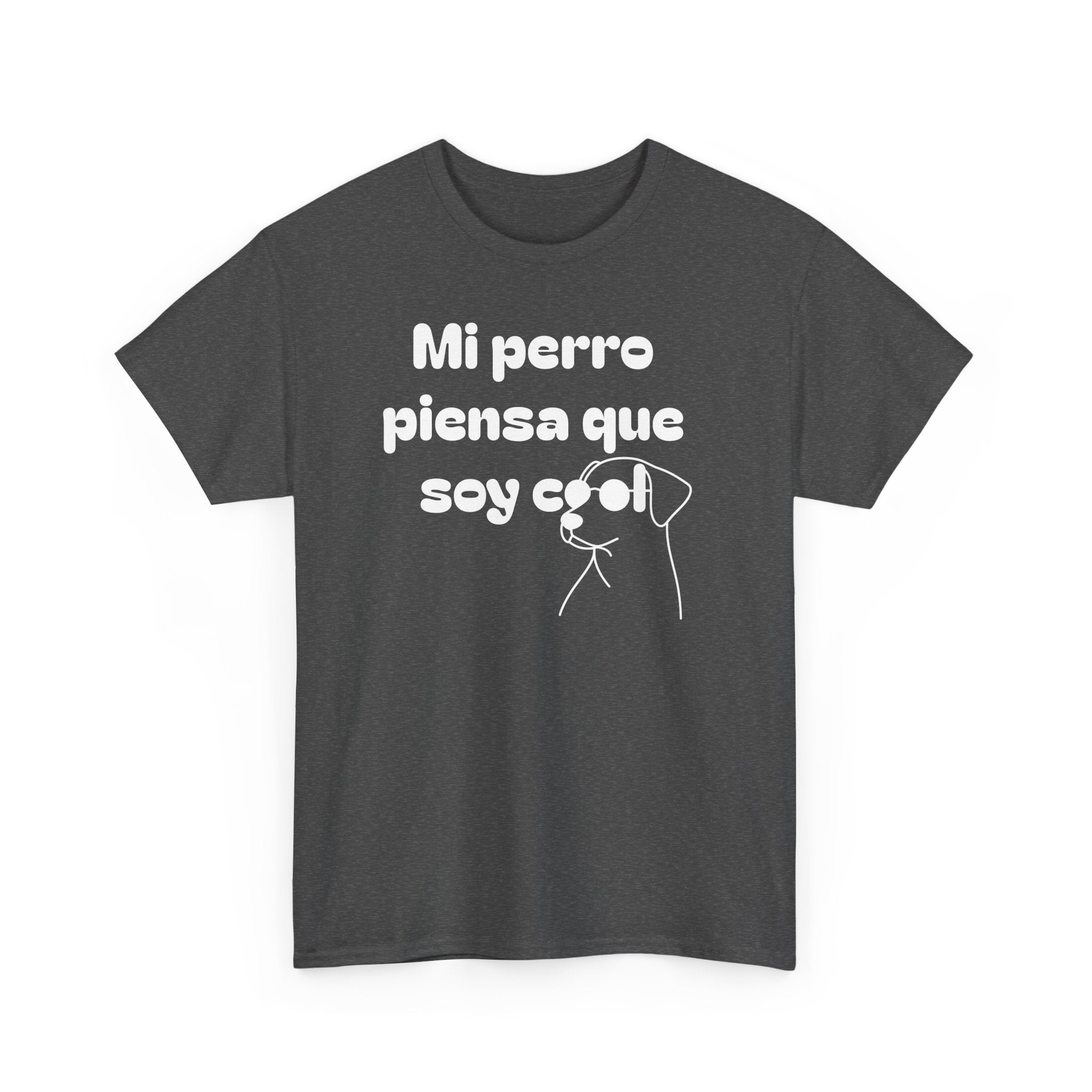 Funny Dog Lover Tee, Casual T-Shirt for Pet Owners, Gift for Dog Lovers, Dog Mom Gift, Unisex Heavy Cotton Tee