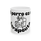 Funny Therapist Dog Ceramic Mug - Gift for Dog Lovers, Coffee Mugs, Pet Owners, Humor Gifts, Unique Home Decor