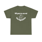 Unisex Heavy Cotton Tee with Fun Dog Therapy Quote, Pet Lover Gift, Casual T-Shirt for Dog Owners, Ideal for Everyday Wear