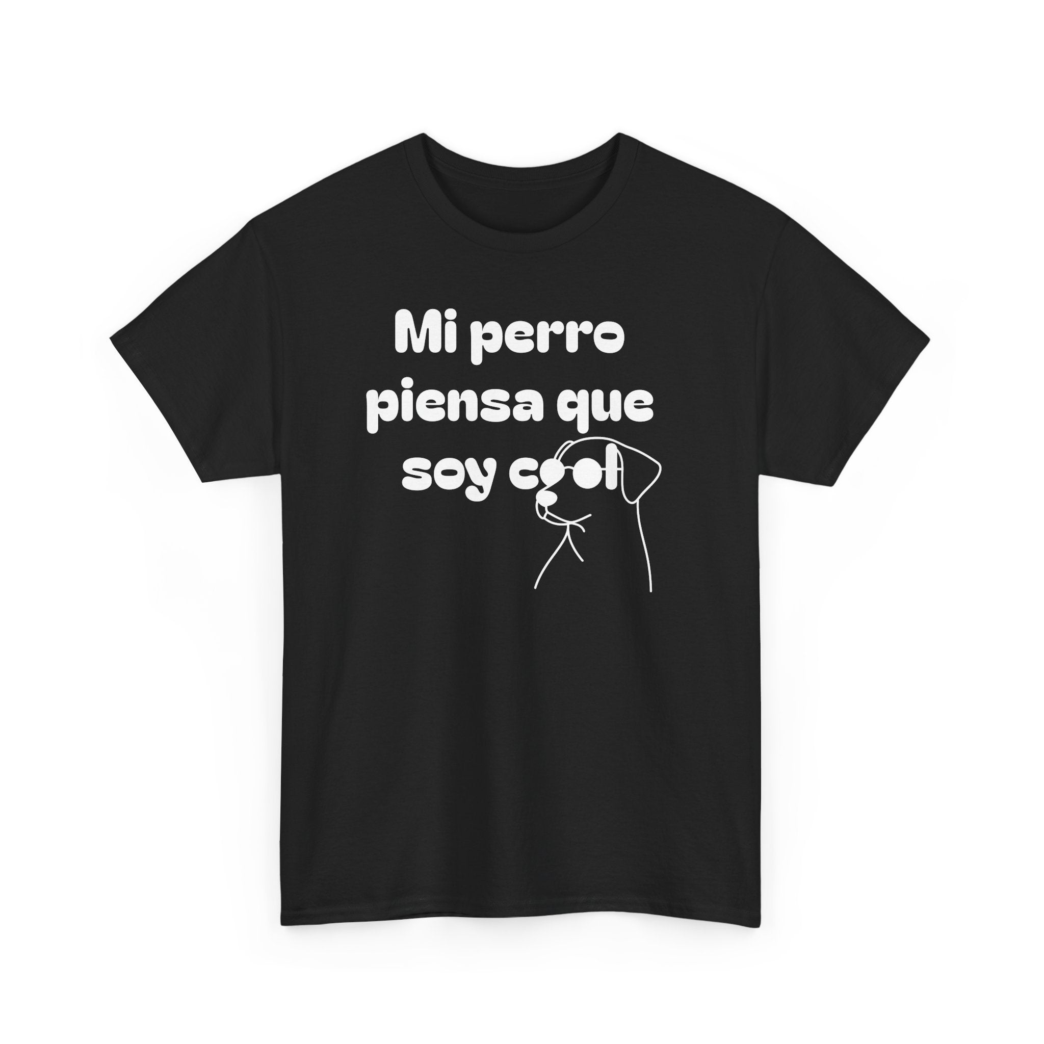 Funny Dog Lover Tee, Casual T-Shirt for Pet Owners, Gift for Dog Lovers, Dog Mom Gift, Unisex Heavy Cotton Tee