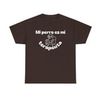 Unisex Heavy Cotton Tee with Fun Dog Therapy Quote, Pet Lover Gift, Casual T-Shirt for Dog Owners, Ideal for Everyday Wear