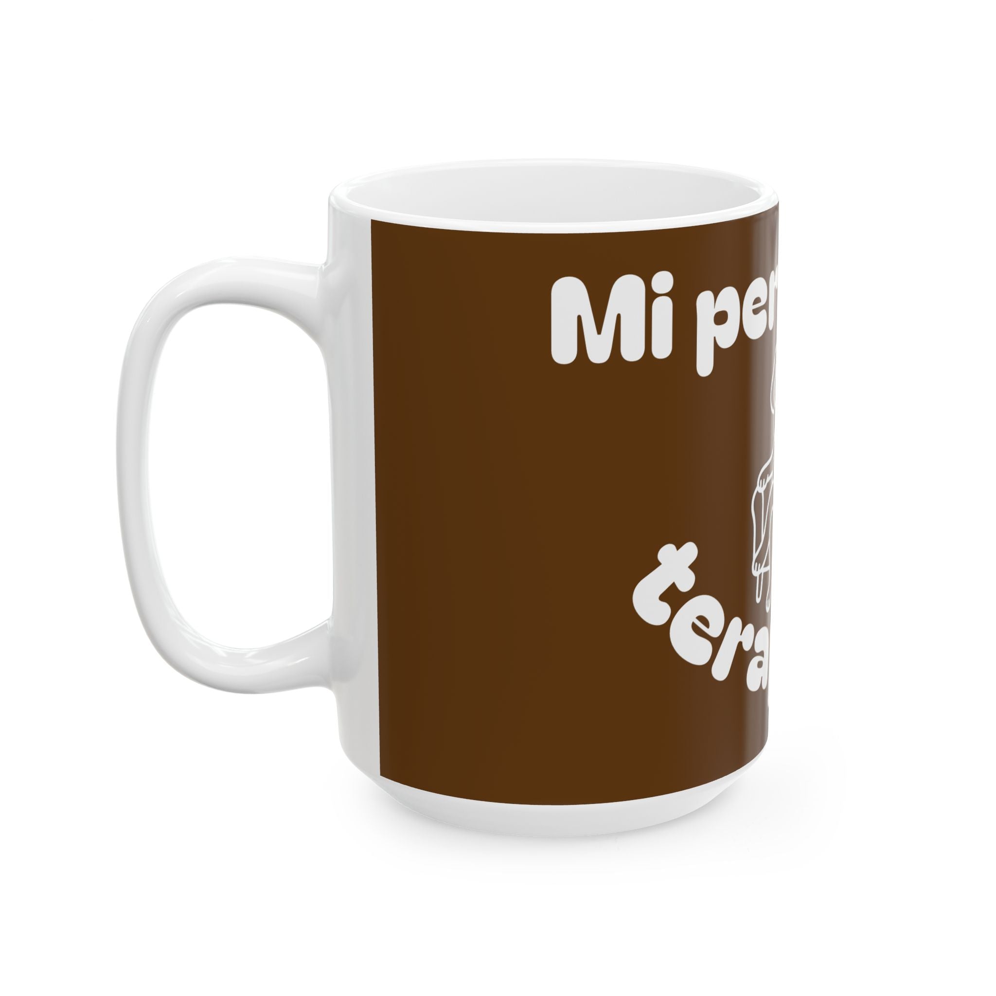 Funny Therapist Dog Ceramic Mug - Gift for Dog Lovers, Coffee Mugs, Pet Owners, Humor Gifts, Unique Home Decor