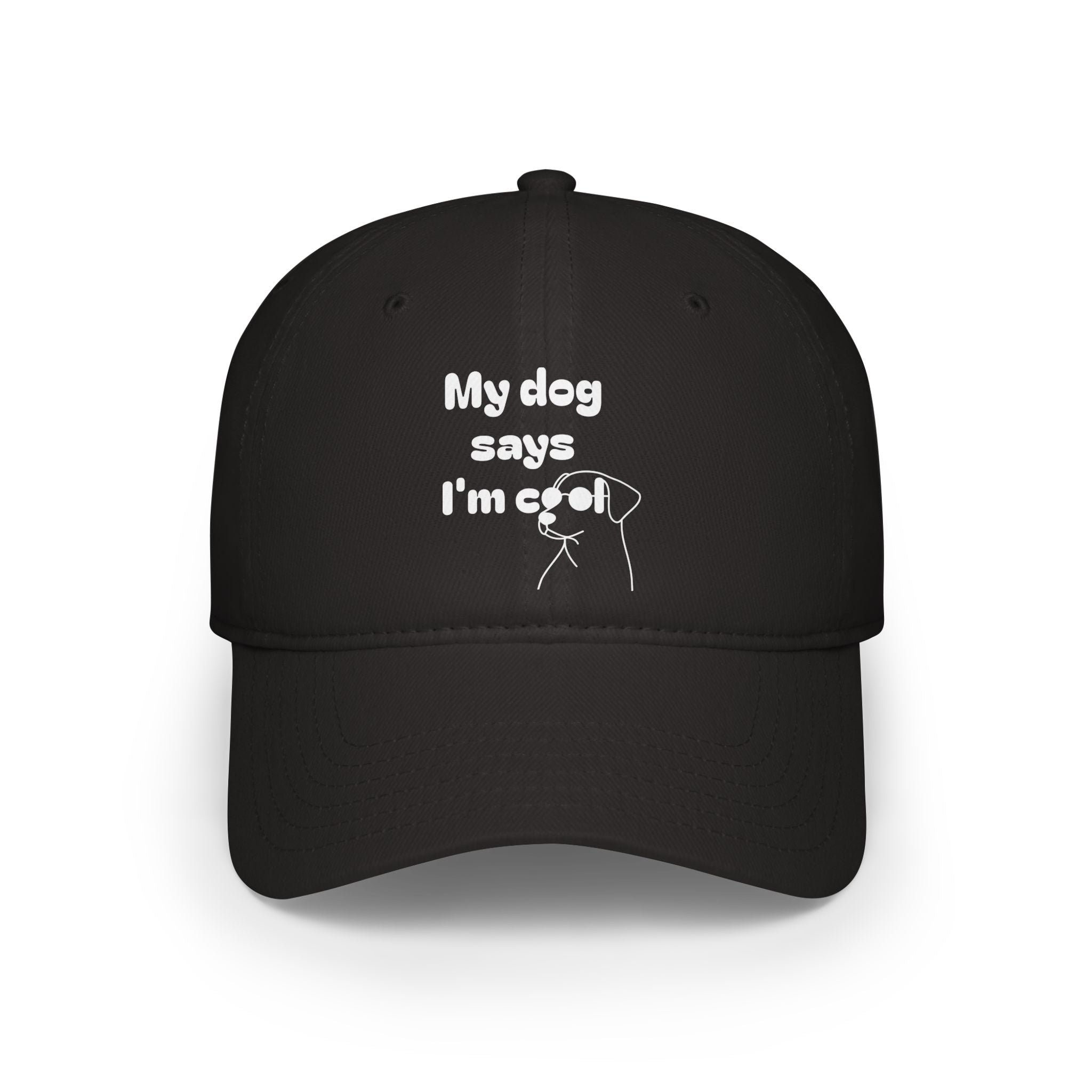 Funny Dog Lover Cap, Low Profile Baseball Cap, Pet Parent Gift, Casual Wear, Birthday Gift, Dog Owner Gift