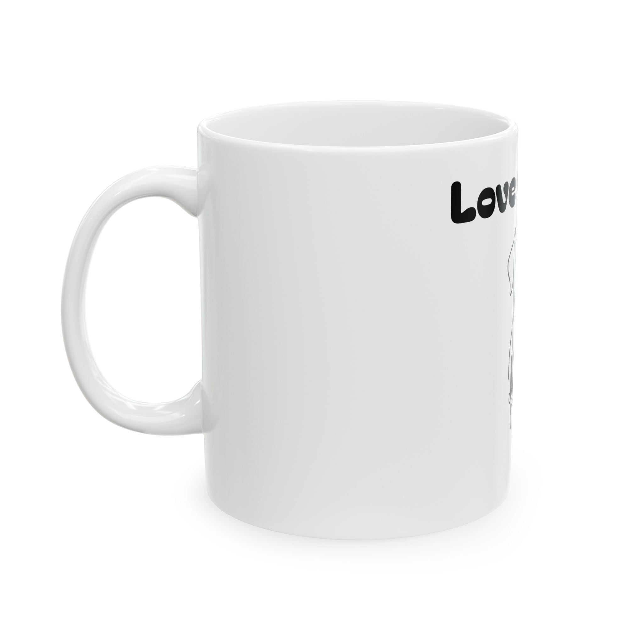 Dog Lover's Ceramic Mug - Perfect Gift for Pet Owners, Cute Coffee Cup, Funny Doggy Design, Birthday & Pet Adoption Celebration