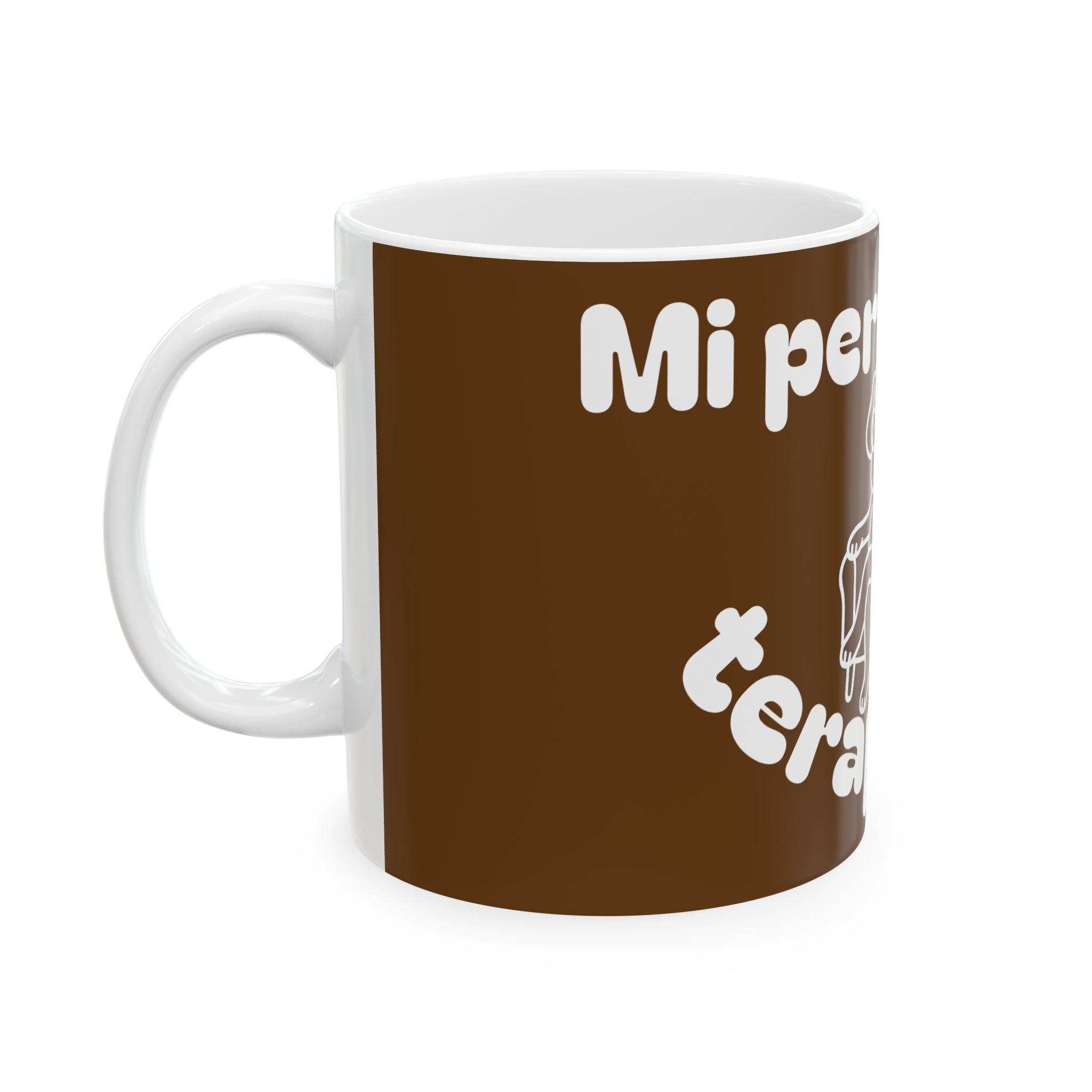 Funny Therapist Dog Ceramic Mug - Gift for Dog Lovers, Coffee Mugs, Pet Owners, Humor Gifts, Unique Home Decor