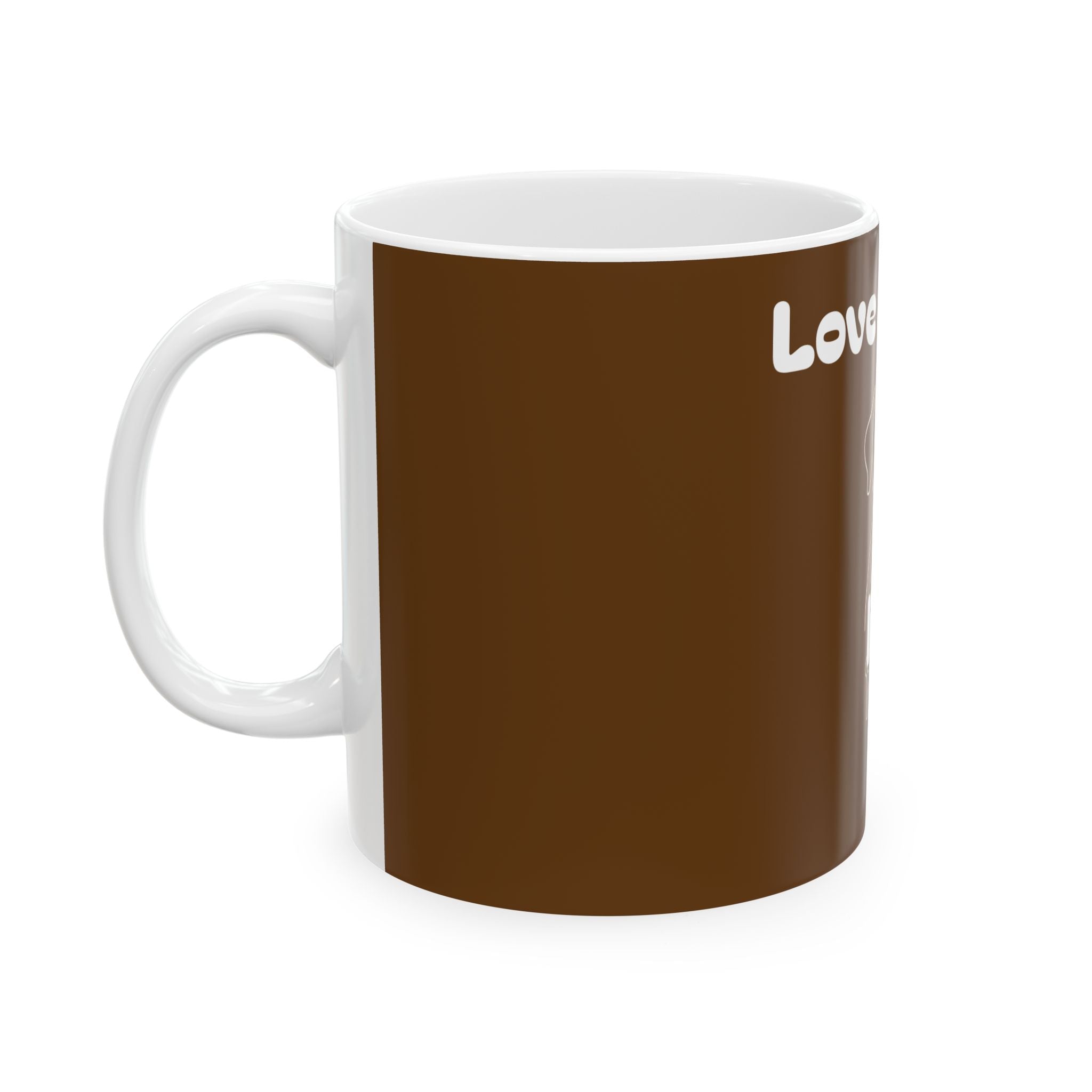 Dog Lover's Ceramic Mug - Perfect Gift for Pet Owners, Cute Coffee Cup, Funny Doggy Design, Birthday & Pet Adoption Celebration