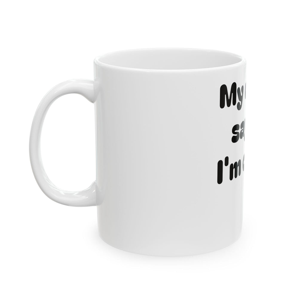 Cool Dog Mom Ceramic Mug - Funny Pet Lover Gift, Dog Owner Coffee Cup, Dog-Themed Mug, Unique Animal Lover Present, Cute Pet Gift