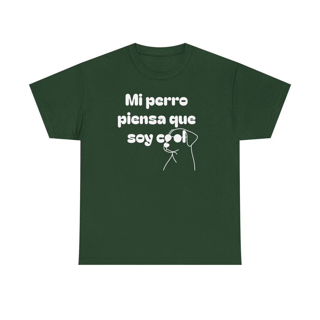 Funny Dog Lover Tee, Casual T-Shirt for Pet Owners, Gift for Dog Lovers, Dog Mom Gift, Unisex Heavy Cotton Tee