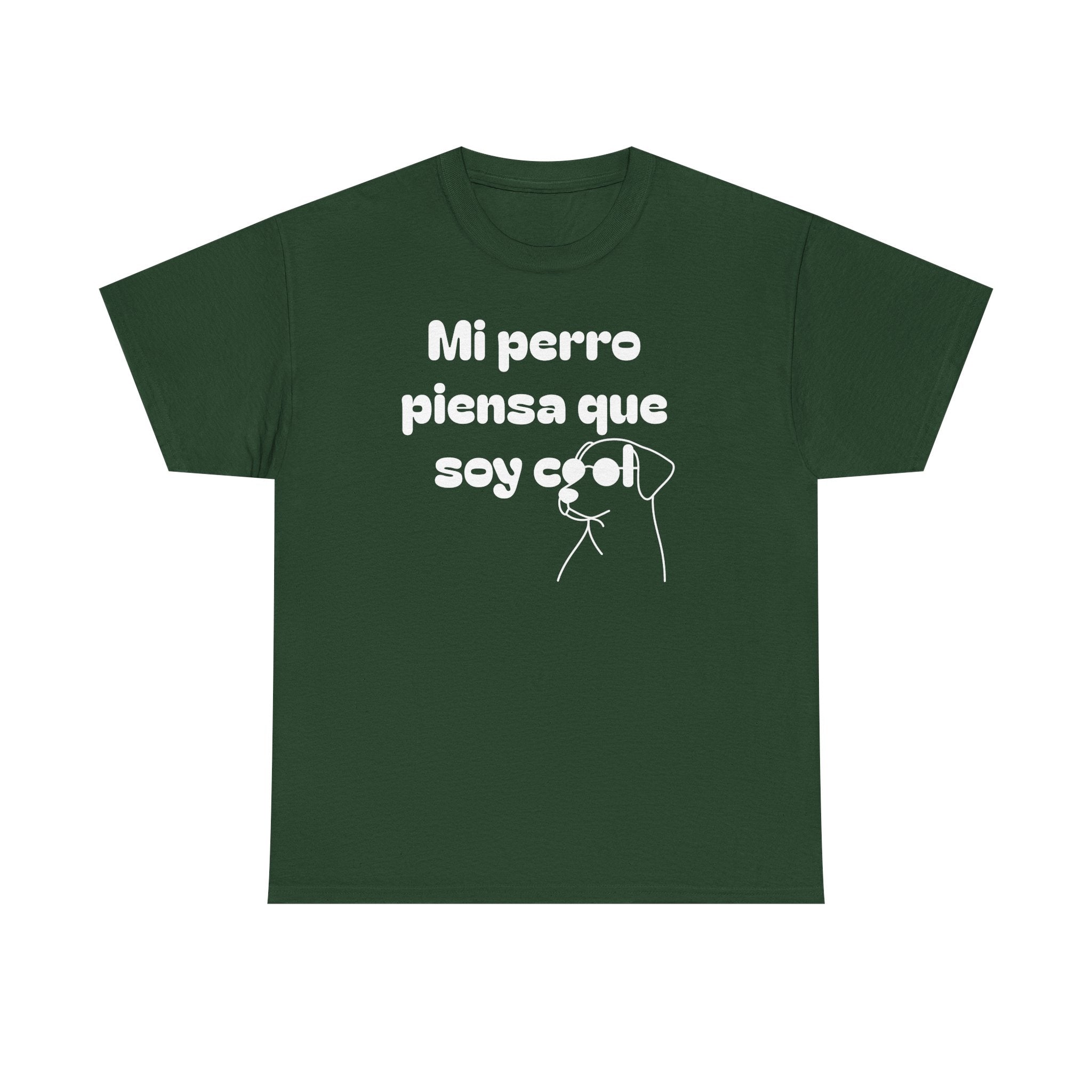 Funny Dog Lover Tee, Casual T-Shirt for Pet Owners, Gift for Dog Lovers, Dog Mom Gift, Unisex Heavy Cotton Tee